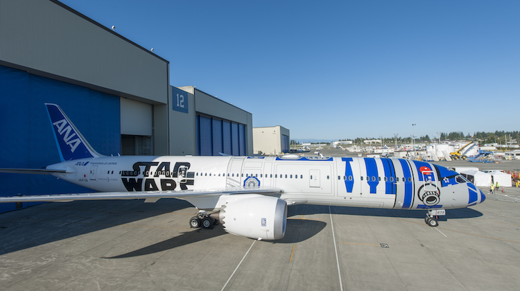 Ana Star Wars 787 9 Rolls Out Of Boeing Factory Australian Aviation