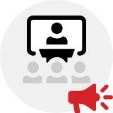 Summit and events icon