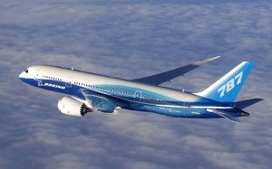 ZA001 in flight. (Boeing)