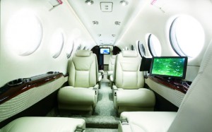 The King Air 350i introduces significant cabin improvements. (Hawker Beechcraft)