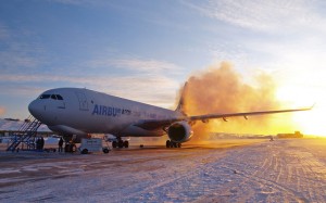 A330-200F cold weather tests. (Airbus)