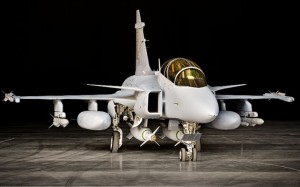 Plans by Switzerland to buy 22 Gripen E/F fighters have been halted after the proposal was voted down in a referendum. (Saab)