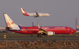 Qantas and Virgin Blue operate substantial fleets of 737NGs. (Seth Jaworski)