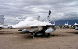 Boeing will convert stored retired F-16s to QF-16 drones. (Gerard Frawley)