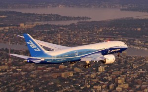 The 787 has completed ground effect and flutter testing. (Boeing)
