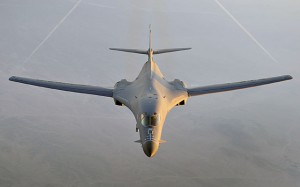 A B-1B over Afghanistan. (USAF)
