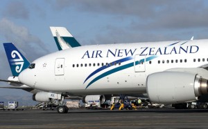 An Air NZ 777 at Auckland. (Rob Finlayson)