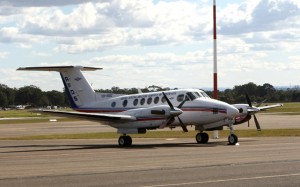 Hawker Pacific aircraft modification work has included RFDS King Air aeromedical conversions. (Paul Sadler)