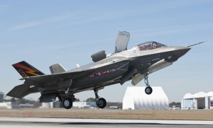 The F-35 will make its international airshow debut at RIAT & Farnborough in July. (JSF PO) 