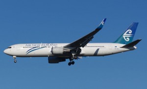 A file image of an Air New Zealand 767.