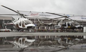 The Bell 407GX and 407AH at Paris.