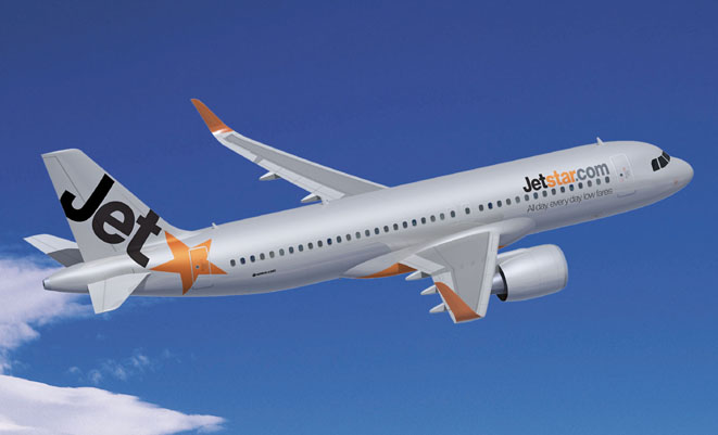 Jetstar's backlog of A320neo Family airliners has been increased to 99. (Airbus)