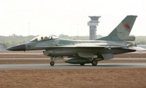 A file image of a TNI-AU F-16 at Darwin for Excerise Elang Ausindo 2009. (Dept of Defence)