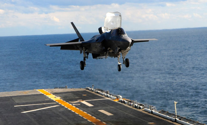 The possibility of Australia acquiring a number of F-35B STOVL versions of the JSF has again been raised by Defence Minister Sen David Johnston. (Lockheed Martin)