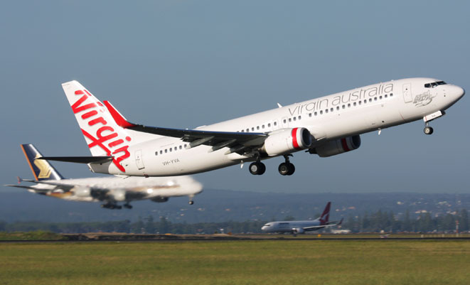 Virgin Australia, too, is now calling for a level playing field. (Seth Jaworski)