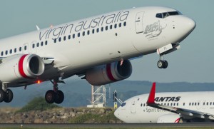 Qantas and Virgin are going head to head over the issue of foreign ownership. (John Absolon)