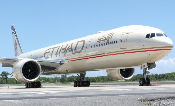 Etihad 777-300ERs are headed to Cairns. (Steve Bottom)