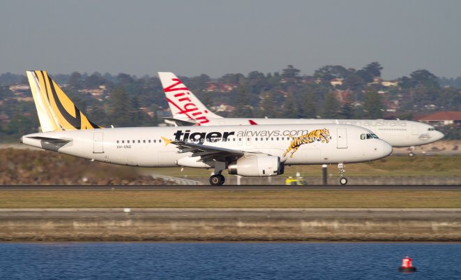 Tigerair, Virgin Jetstar and Rex all faced significant disruptions at Sydney Airport on Friday morning. (Seth Jaworski)