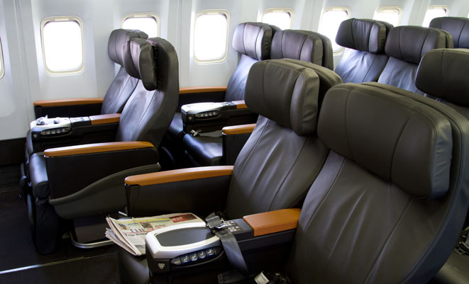 Passengers Take Seats Get Ready Takeoff Cabin Boeing 767 300 – Stock  Editorial Photo © sirius17 #205293644