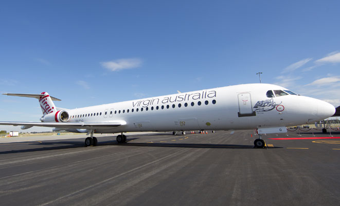 The rebranded Fokker 100.