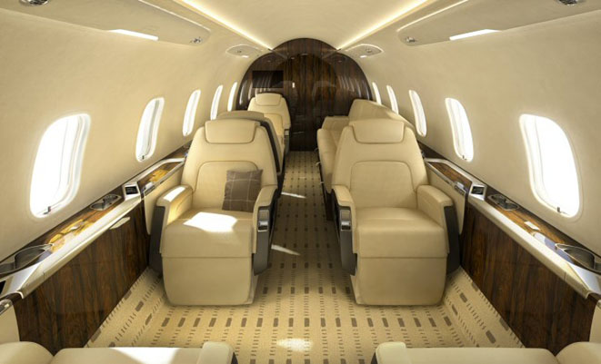 Inside the Challenger 350. (Bombardier)