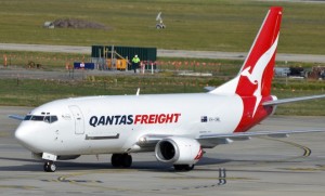 The profit of Qantas's Freight division halved from $22m to $11m in the 6 months to Dec 31. (Brian Wilkes)