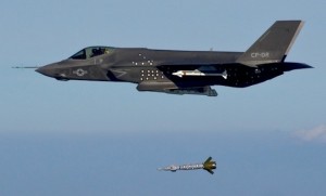 First weapons release for the F-35C. (LM)