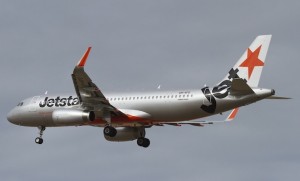 Jetstar will add yet more capacity into Brisbane next quarter as the battle between the major airlines continues. (Dave Parer)