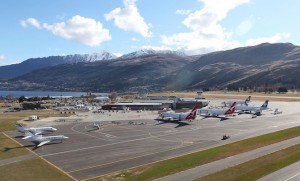 Queenstown will see a sharp increase in international and domestic services during the winter peak season. (Michael Thomas)