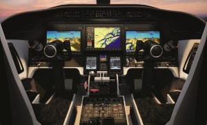 The 'Bombardier Vision Flight Deck' is designed to deliver a completely new cockpit experience