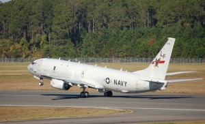 A VP-16 P-8A departs Jacksonville for the type's first operational deployment. (USN)