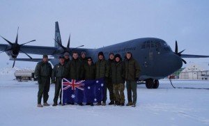A 37SQN C-130J and crew conducting cold weather training in Canada. (Defence)