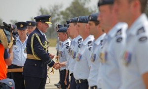 CAF AIRMSHL Geoff Brown thanks RAAF personnel who were deployed to Tarin Kot. (Defence)