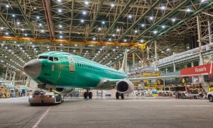 The first 737NG built at the rate of 42 per month has been rolled out. (Boeing)