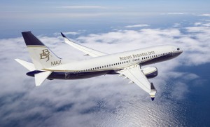 The BBJ MAX 8 is based on the re-engine 737 MAX 8. (Boeing)