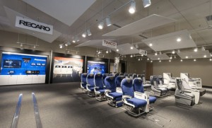 Boeing's 737 Interior Configuration Studio is based on its 787 Dreamliner Gallery. (Boeing)