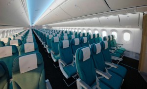 Royal Brunei 787 economy class cabin. (RB)