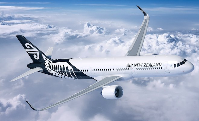 Air New Zealand will take delivery of at least three A321neo aircraft.