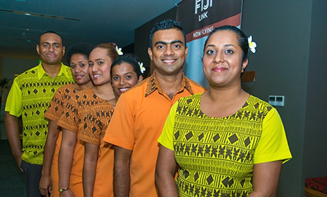 Fiji Link cabin crew.