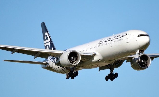 Air New Zealand 777-300ER ZK-OKR. (Brian Wilkes)