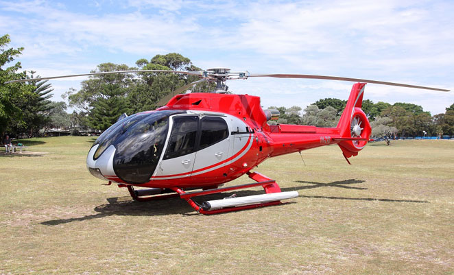 An EC130 T2 during a recent Australian demo tour. (Andrew McLaughlin)