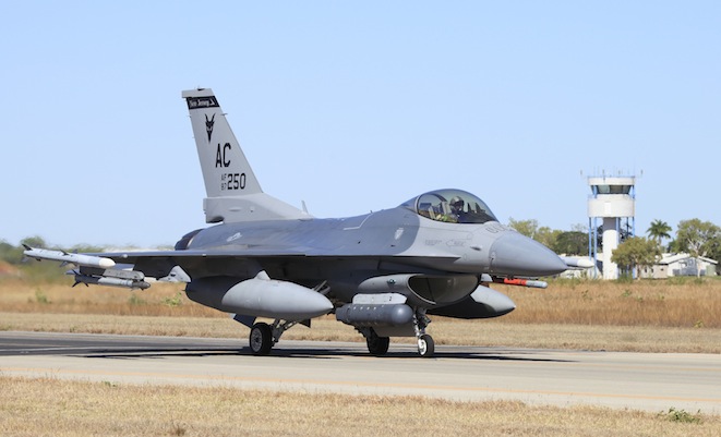 A New Jersey ANG F-16C. (Defence)
