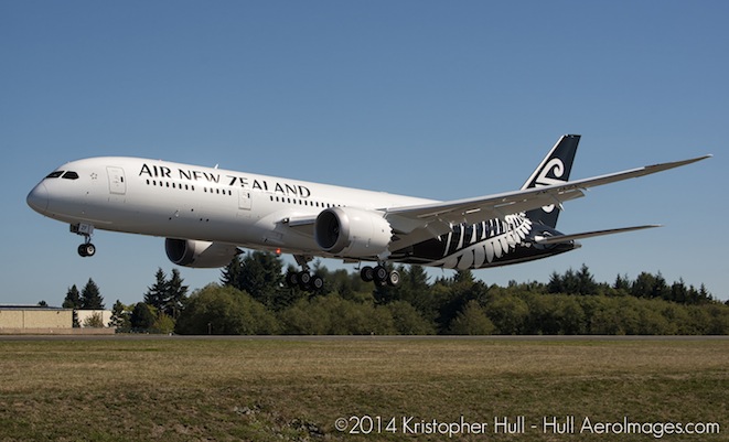 Air New Zealand Boeing 787-9 Dreamliner ZK-NZF (Kristopher Hull)
