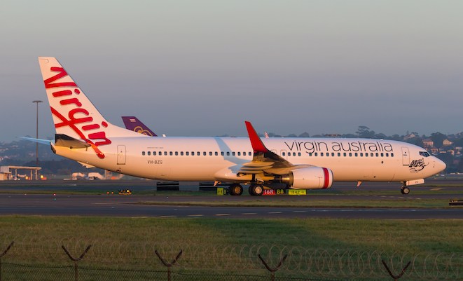 The newly-repainted VH-BZG. (Lance Broad)