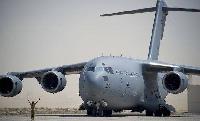 Australia is looking to acquire two additional C-17s. (Defence)