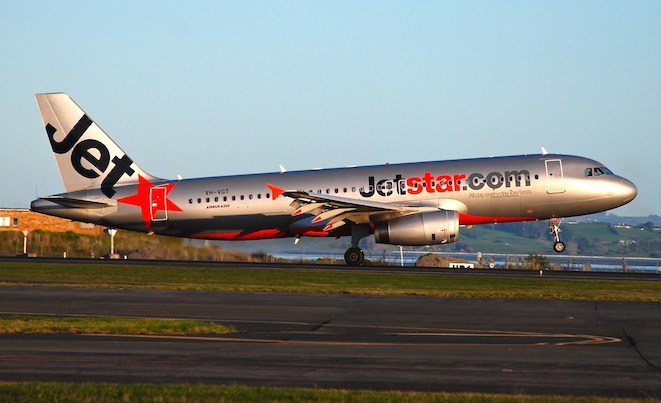 Another Jetstar on-time arrival at Auckland? (Andrew Aley)