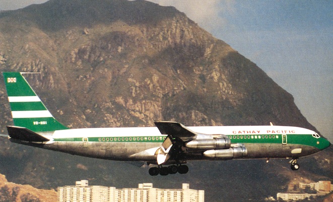 A Cathay Pacific Boeing 707-300 (Cathay Pacific)