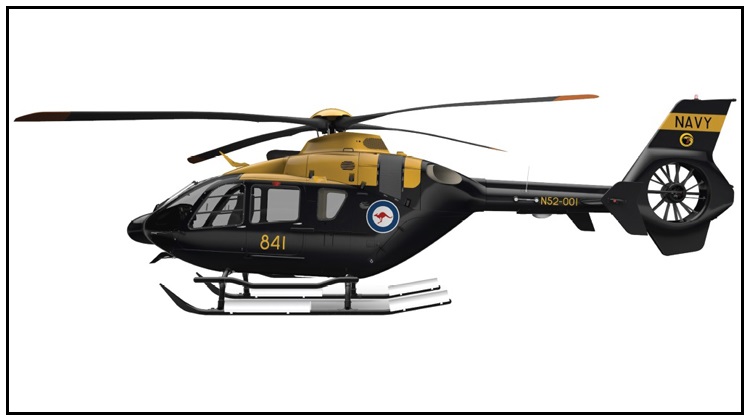 How the EC 135 T2+ will look in ADF service under the joint Navy/Army HATS program. (Airbus Helicopters)