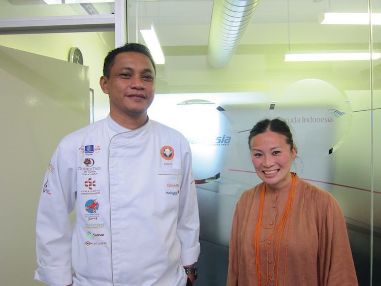 MAS executive chef Zahiddin Dris and Poh Ling Yeow.