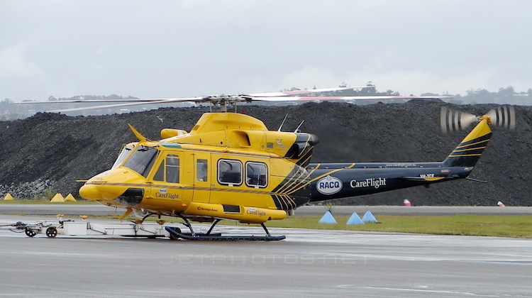 A Careflight Bell412HP.